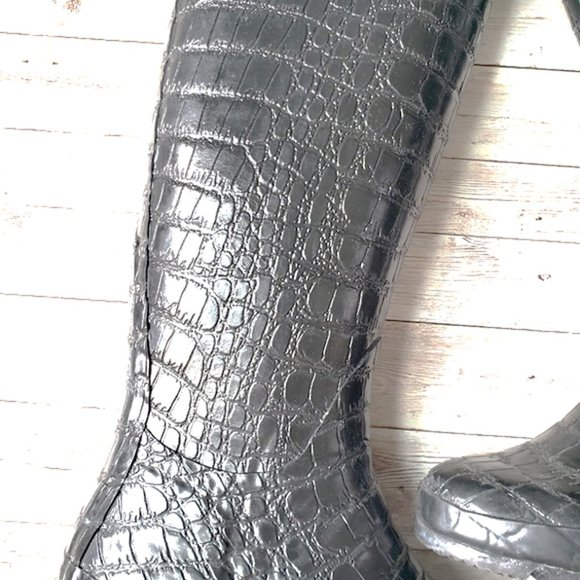 CHRISTIAN SIRIANO * SNAKE PRINT RAIN BOOT - Picture 3 of 10